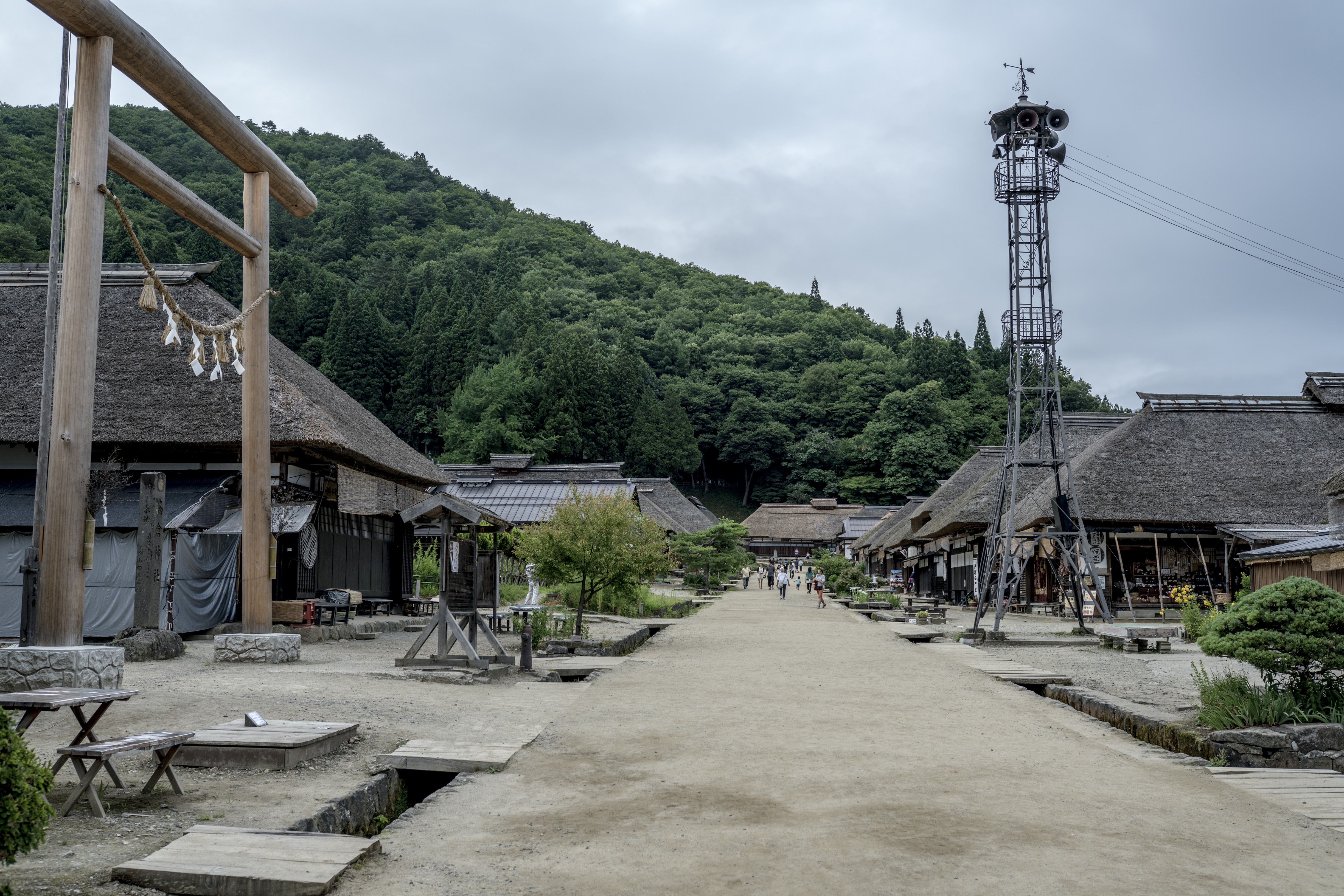 画像関連:大内宿